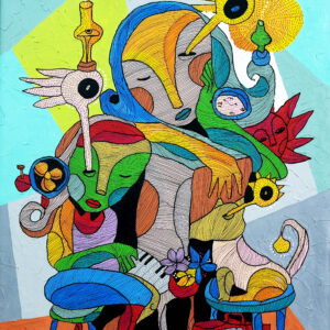 Two Young Girls at the Piano